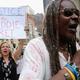 A small and peaceful group of demonstrators gather to protest in front of the Baltimore City Circuit Courthouse East Sept. 2, 2015, where pretrial hearings will be held for six police officers charged in the death of Freddie Gray, a 25-year-old man who suffered a severe spinal cord injury while in police custody after being arrested.
Chip Somodevilla/Getty Images
